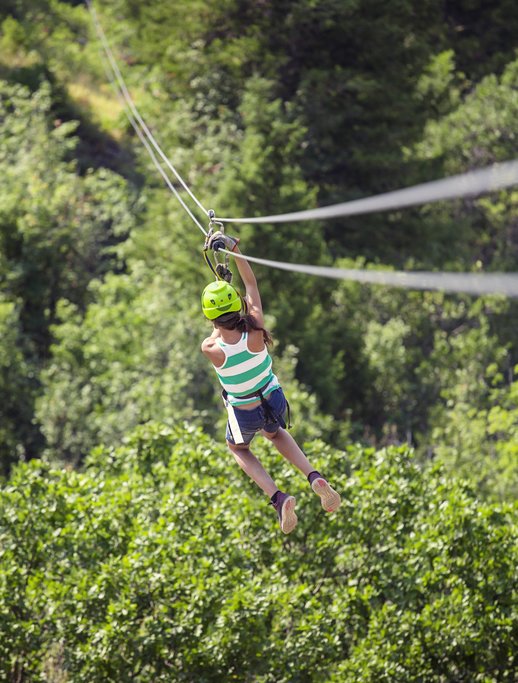 Zip-lining through the forest (optional add-on)