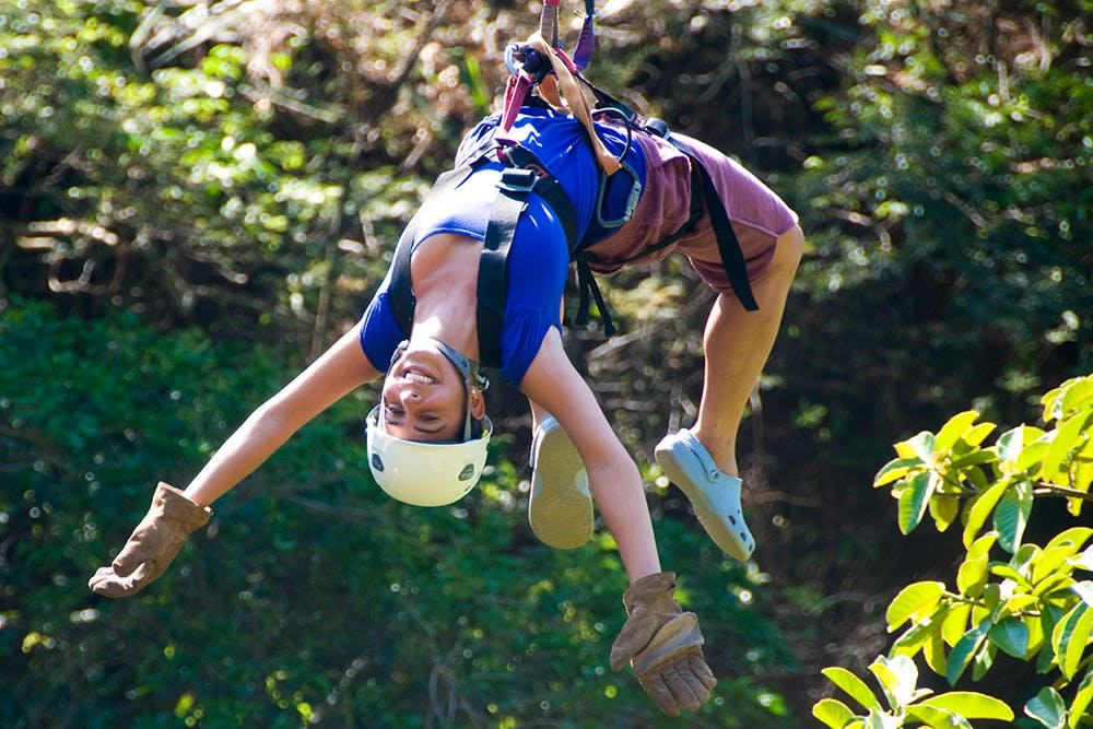 Go ziplining over White River Canyon