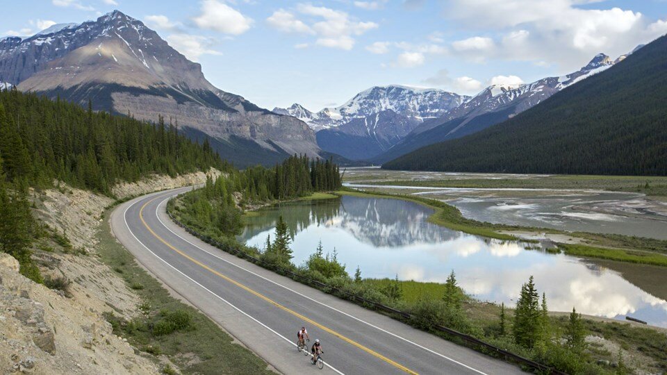 Follow the Icefields Highway towards Jasper