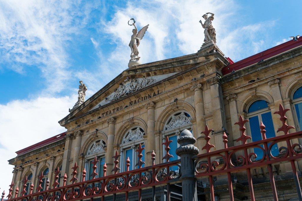 The Neo-Classical Teatro Nacional in San José