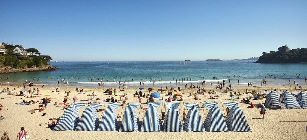 The beaches of Dinard