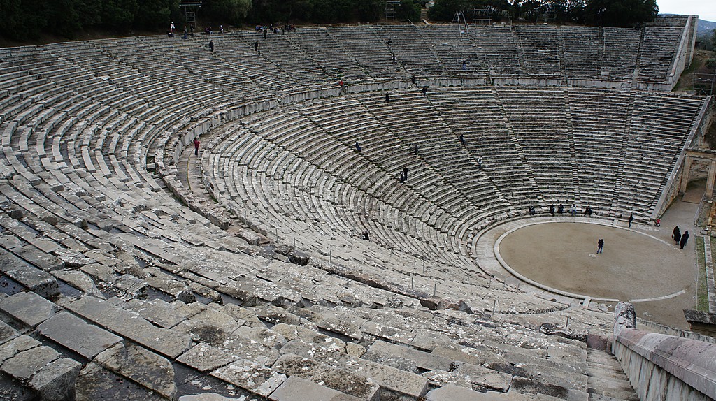The theater at Epidaurus