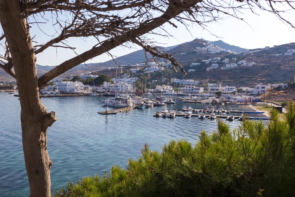 The port at Ios