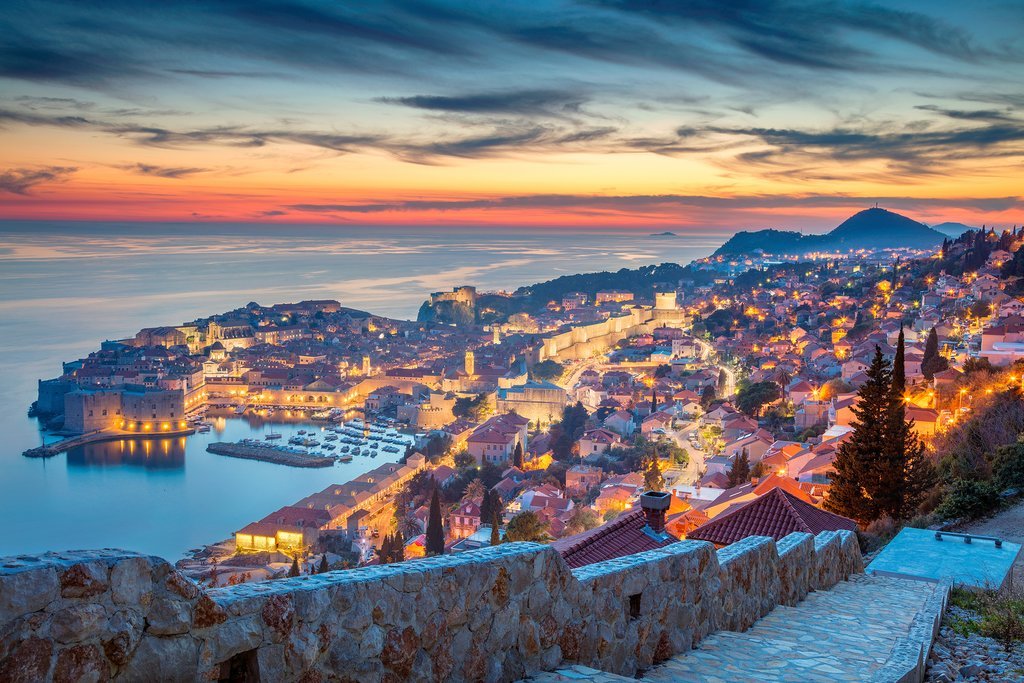 Dubrovnik at sunset