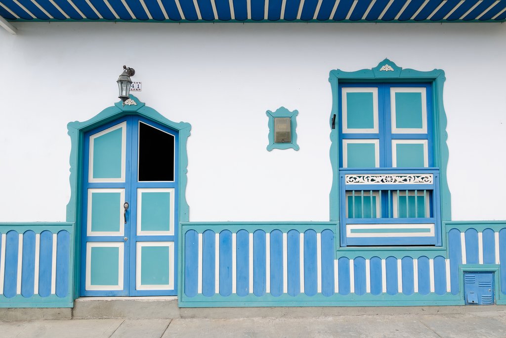 Colorful house in Salento