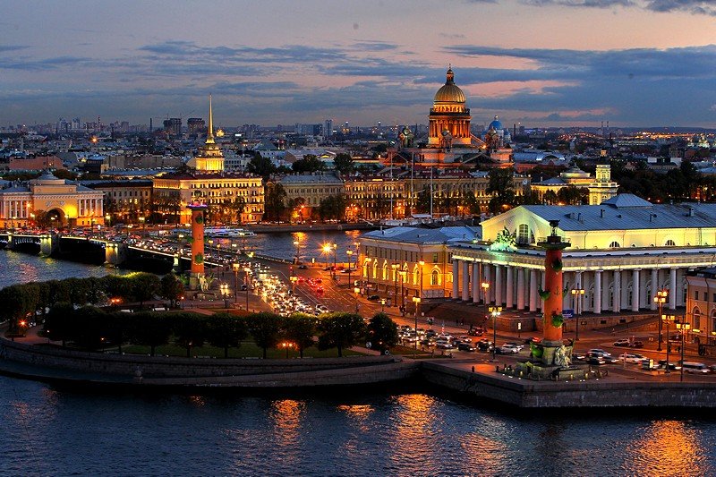Saint Petersburg at night