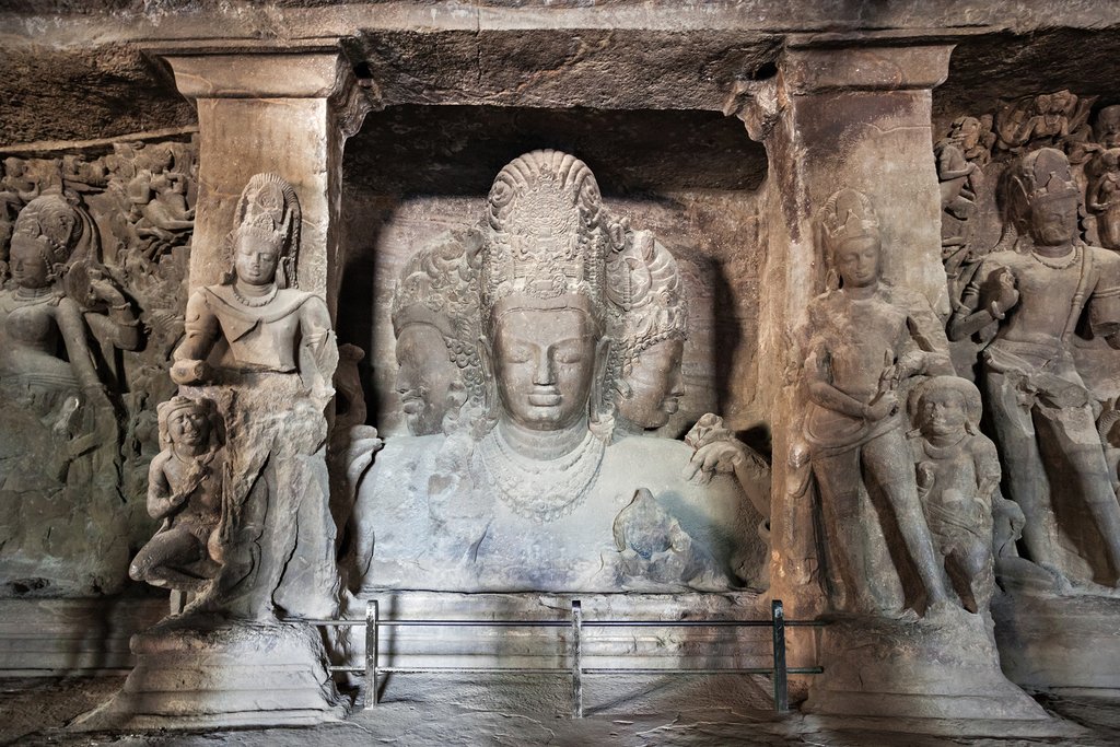 Take a boat trip over to the amazing Elephanta Caves