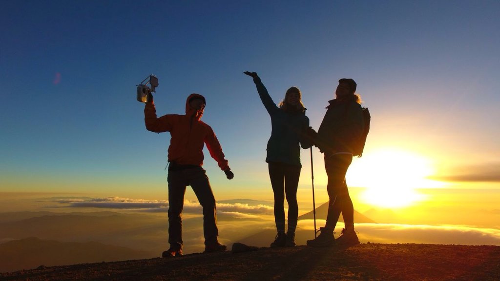 Watch the sunrise over the Guatemalan highlands