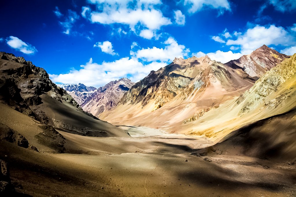 Andean scenery outside of Mendoza