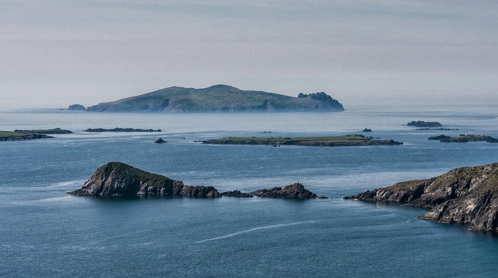 Blasket Islands on the Dingle Peninsula