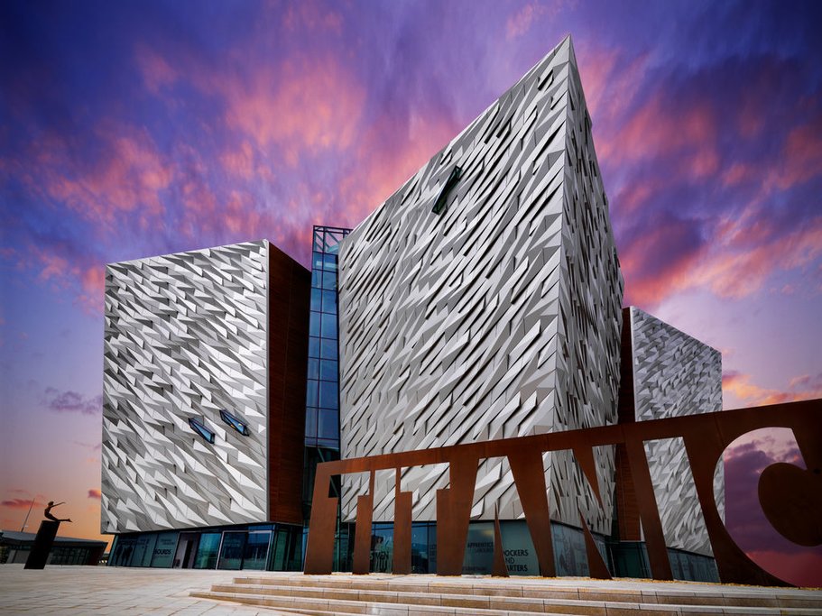The Titanic Exhibition, one of Belfast's most popular attractions.