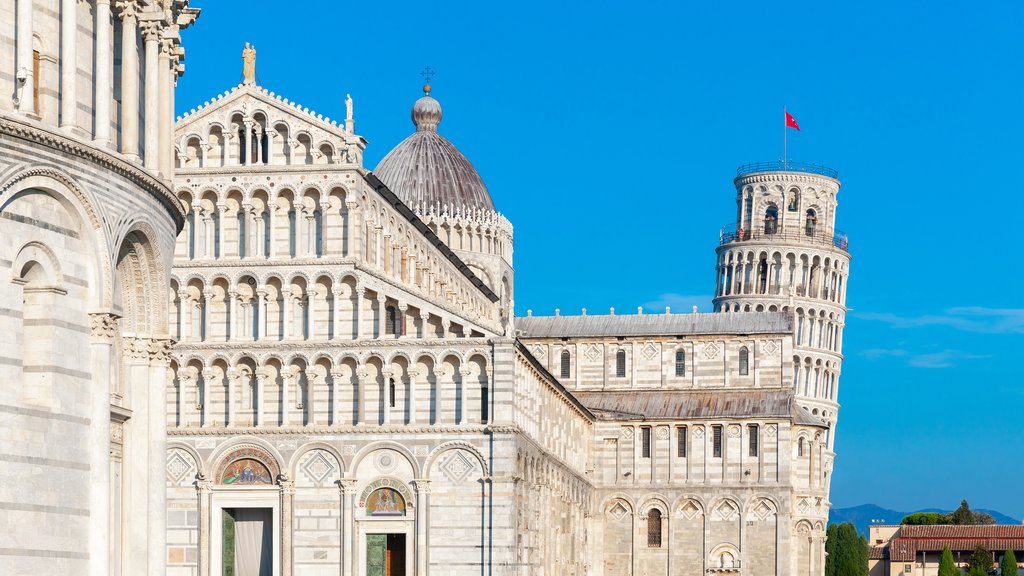 The Baptistery, Cathedral, and leaning tower