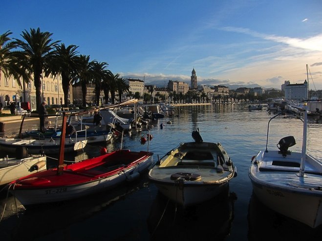 Harbor views in Split