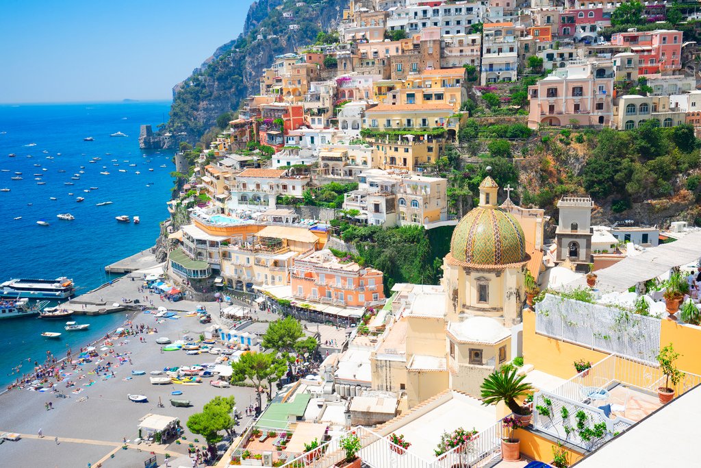 Views of Positano, Italy