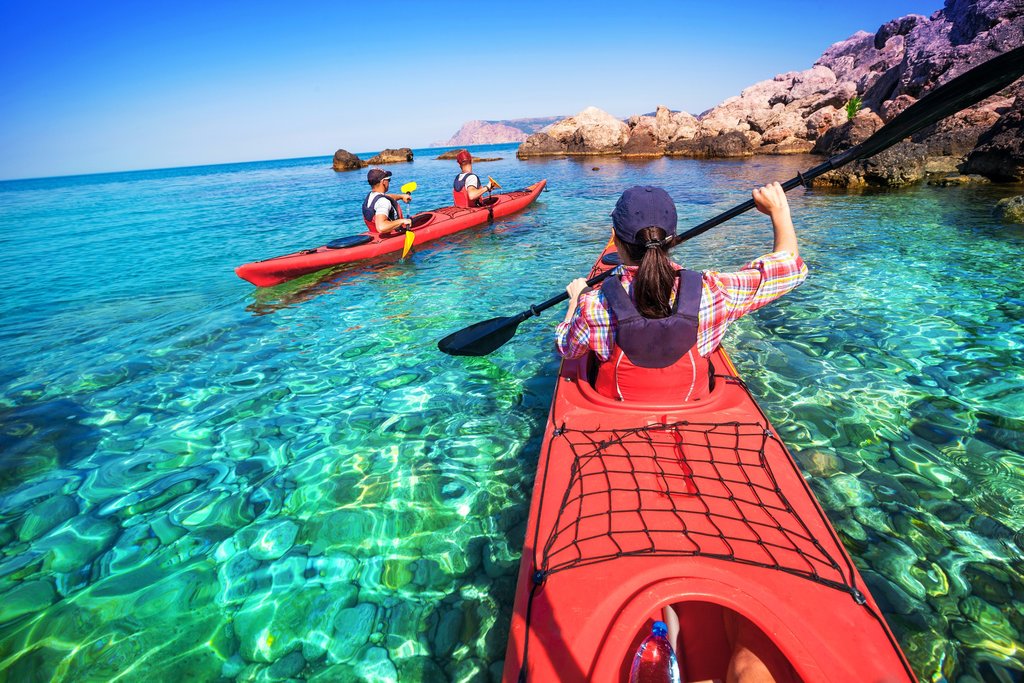 Paddle over the surf