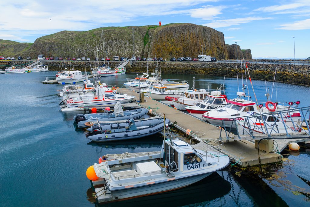 The harbor at Stykkisholmur