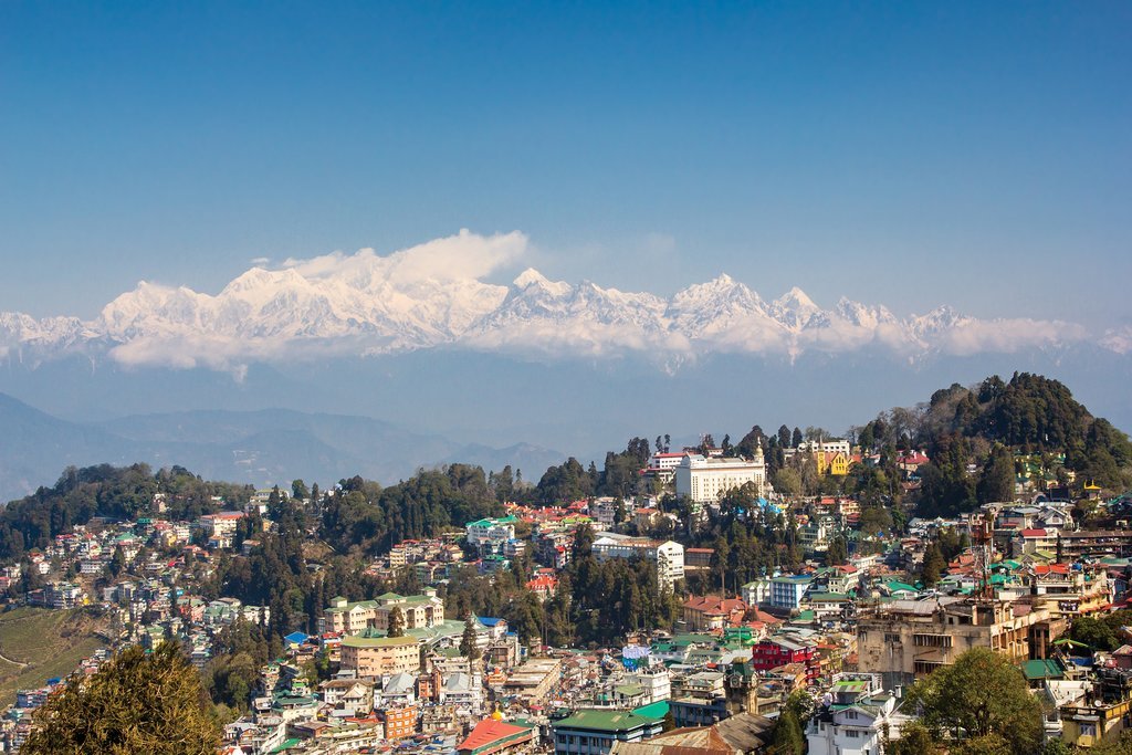 View of Kanchenjunga from Darjeeling