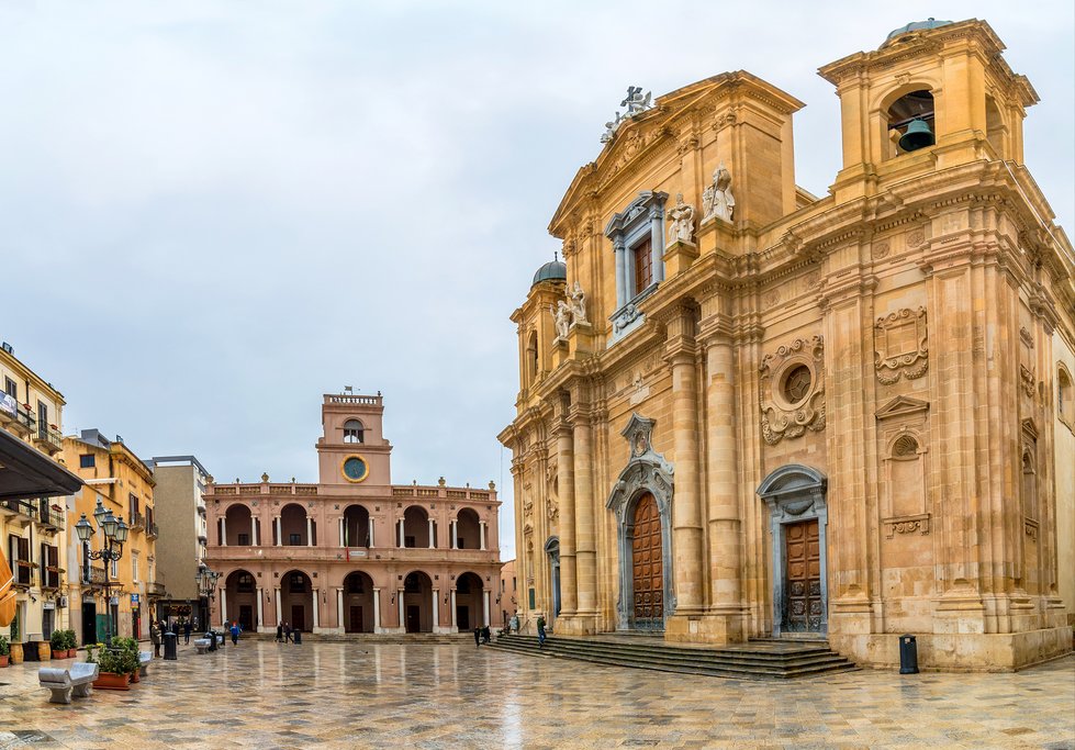 Marsala Cathedral in the main square