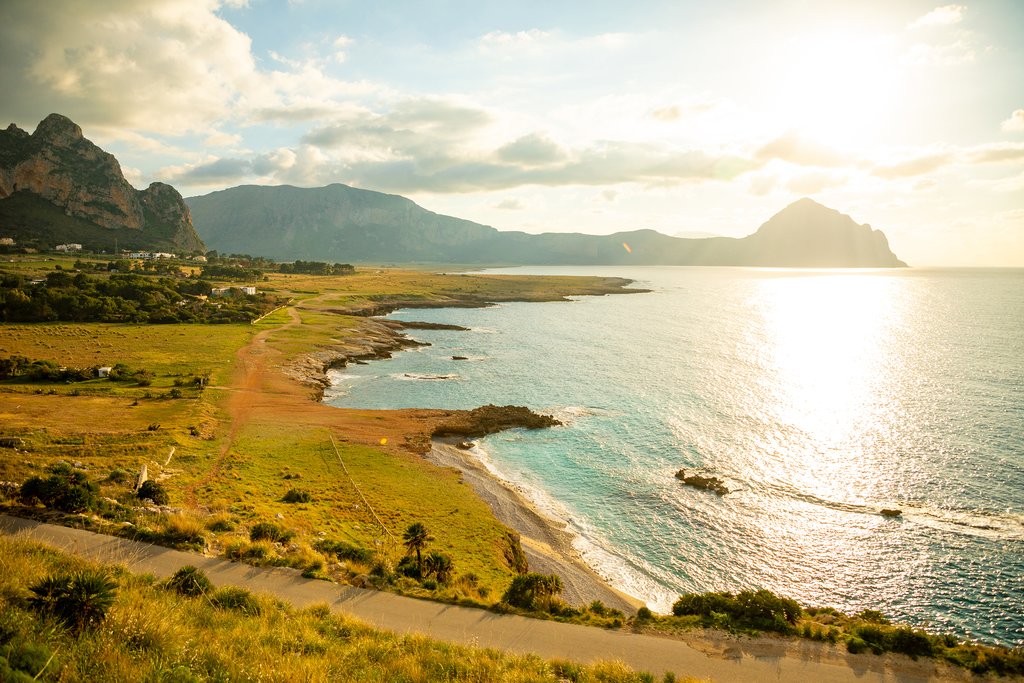 The crystal-blue waters of Zingaro Nature Reserve
