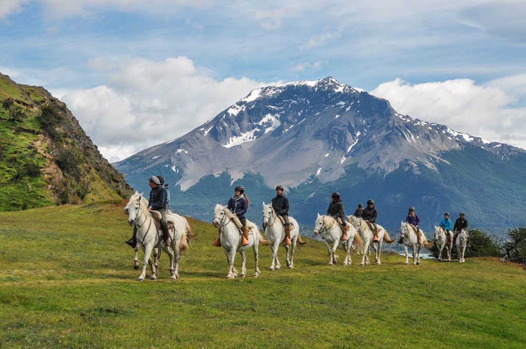 Go horseback riding around the estancia