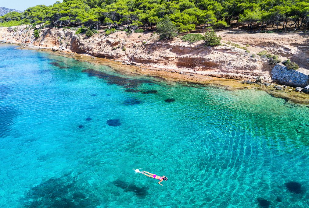 Snorkelling offshore