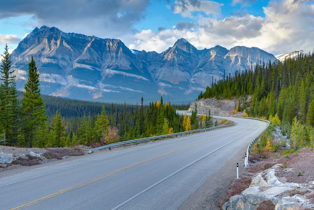 Icefields Parkway, a scenic stretch of the Canadian Rockies
