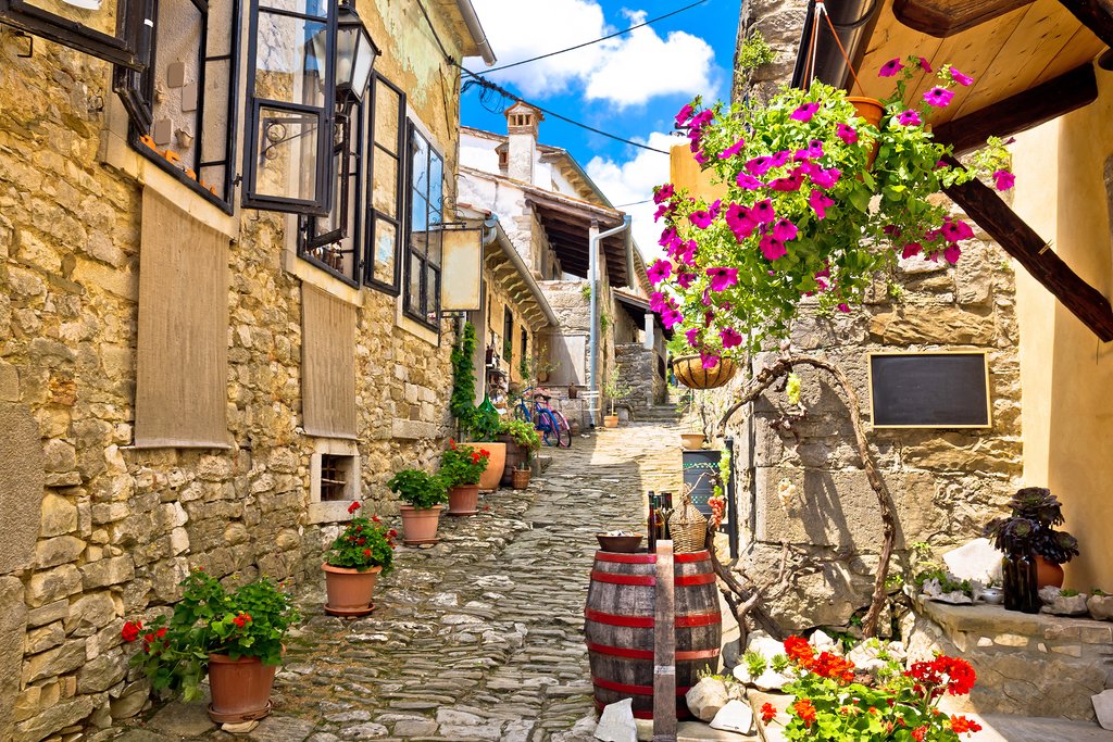Streets of Hum in Croatia