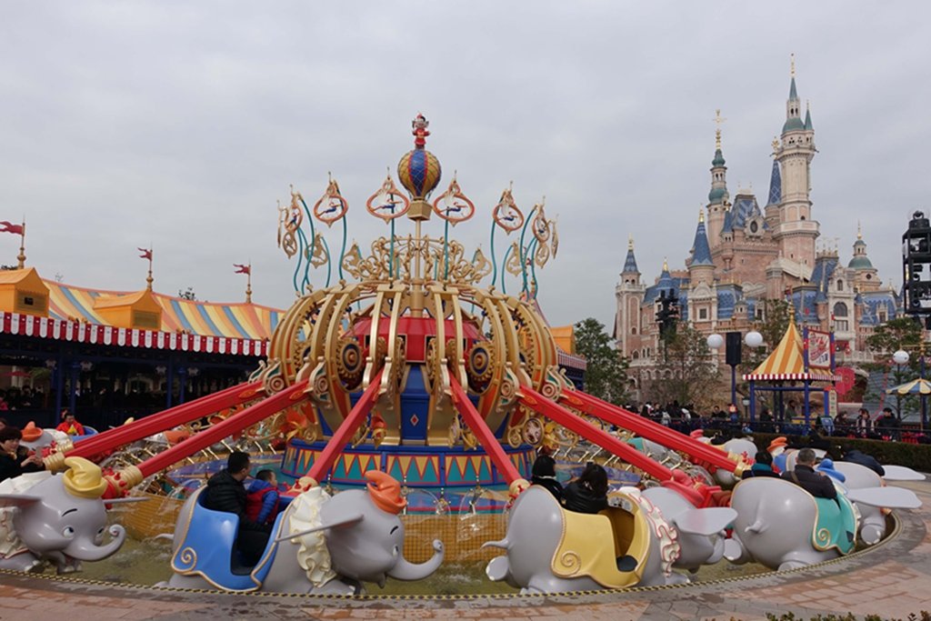 Shanghai Disneyland includes Adventure Isle, Pixar Toy Story Land, Fantasyland, Gardens of Imagination, Mickey Avenue, Tomorrowland, and Treasure Cove