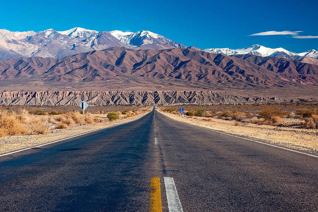 A scenic road in northern Argentina
