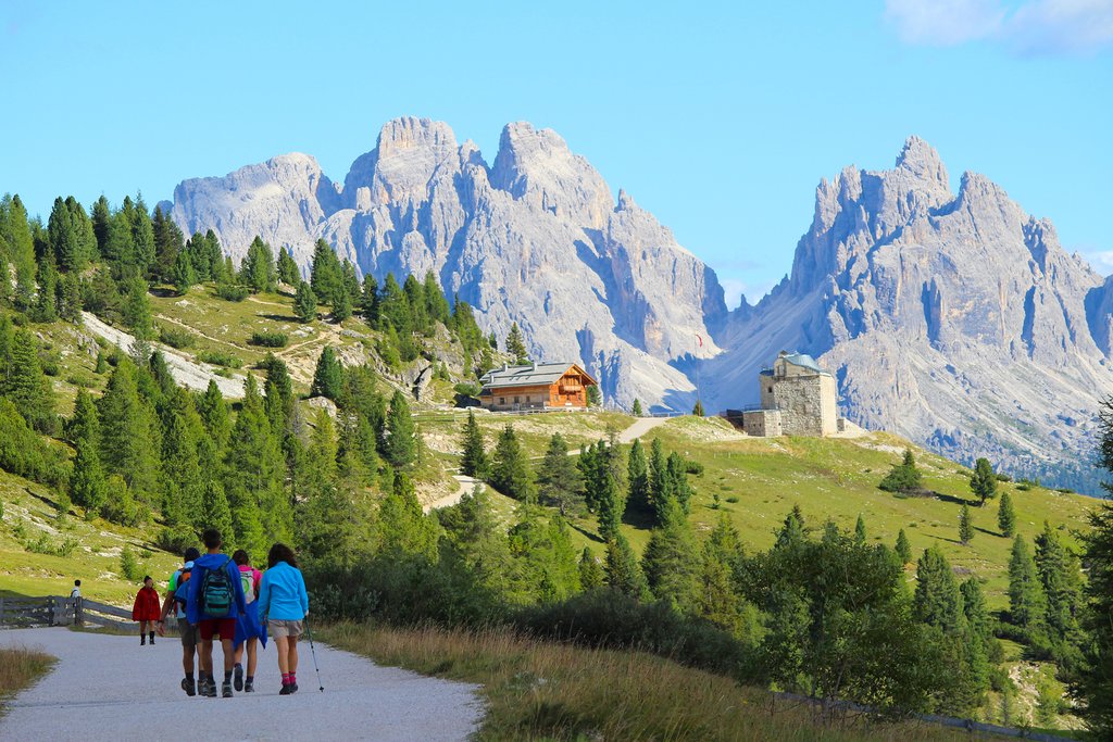 Hiking in the Dolomites