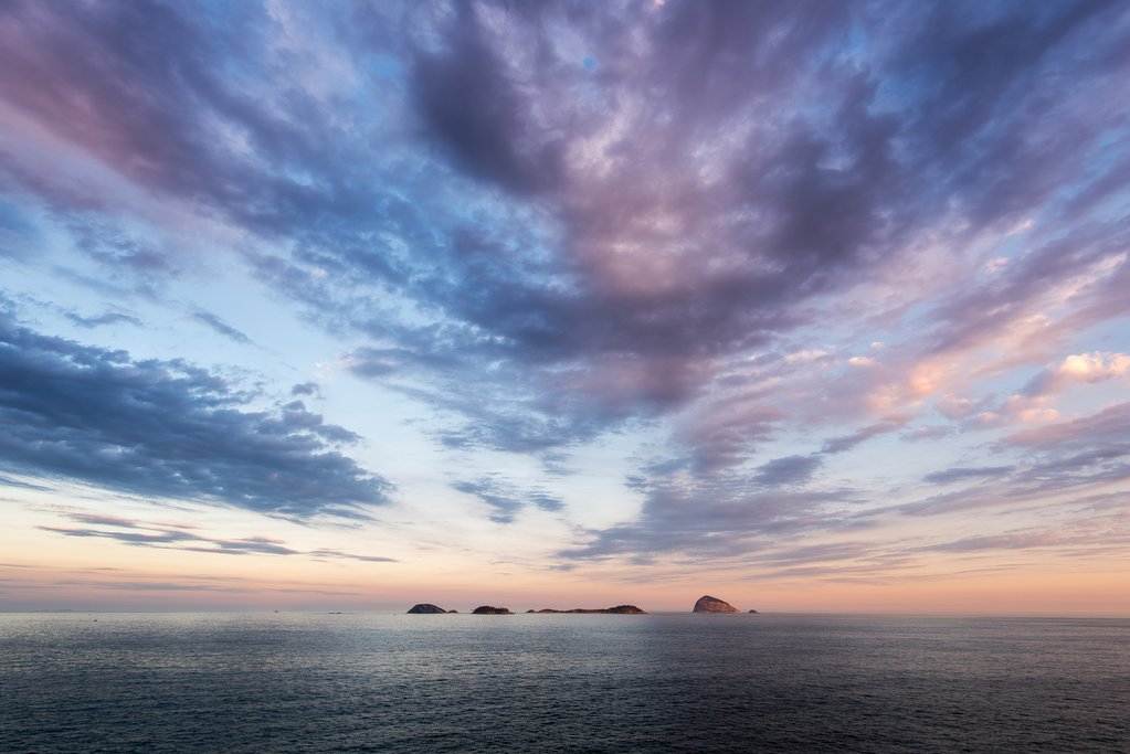 Sunset over the Cagarras Islands