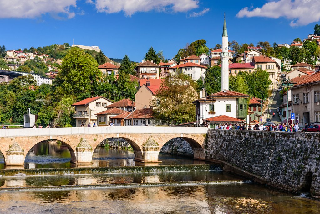 Views into the Old Town of Sarajevo