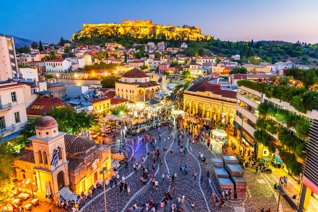 Evening in Athens