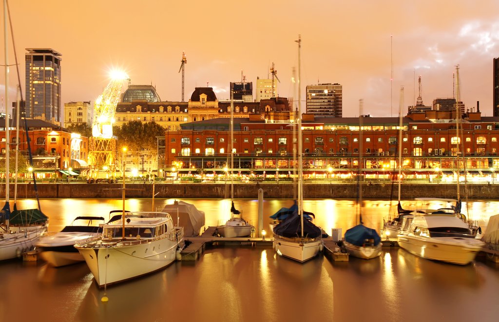 Puerto Madero in Buenos Aires, Argentina