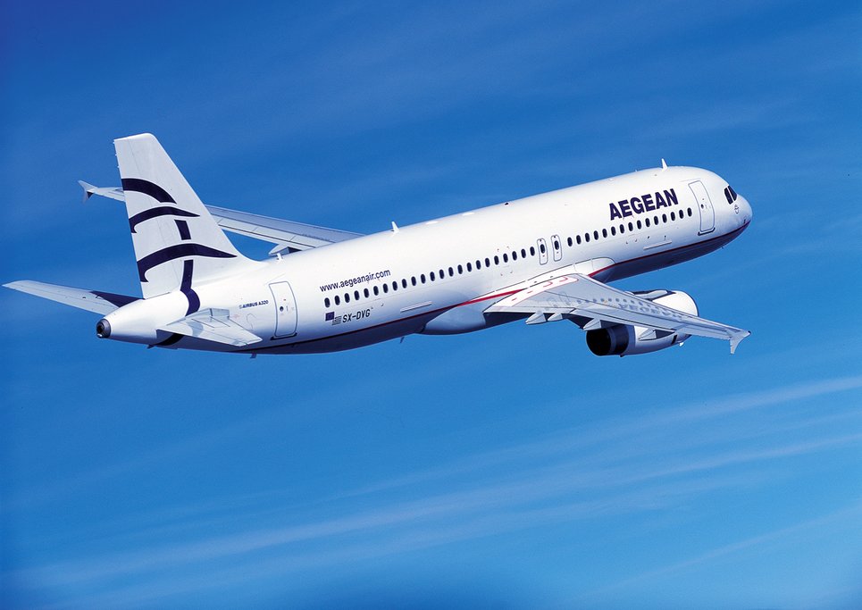 Aegean Flight Departing