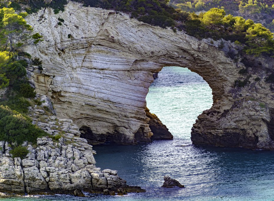 San Felice arch in Gargano National Park