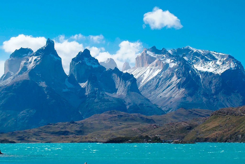 The stunning Andes above the Lake District