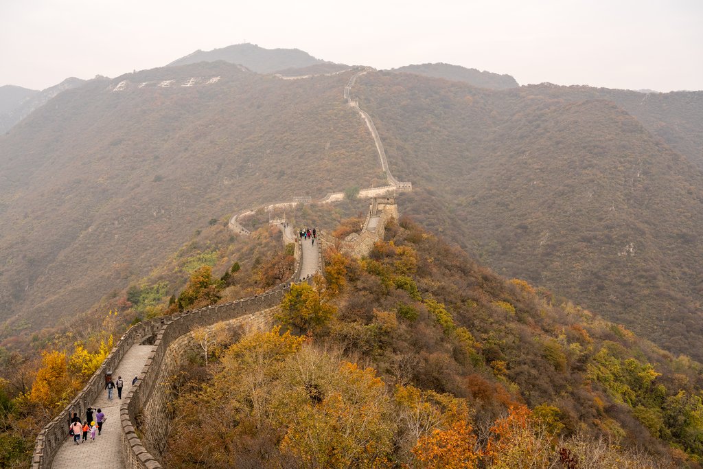 The Mutianyu section of the Great Wall