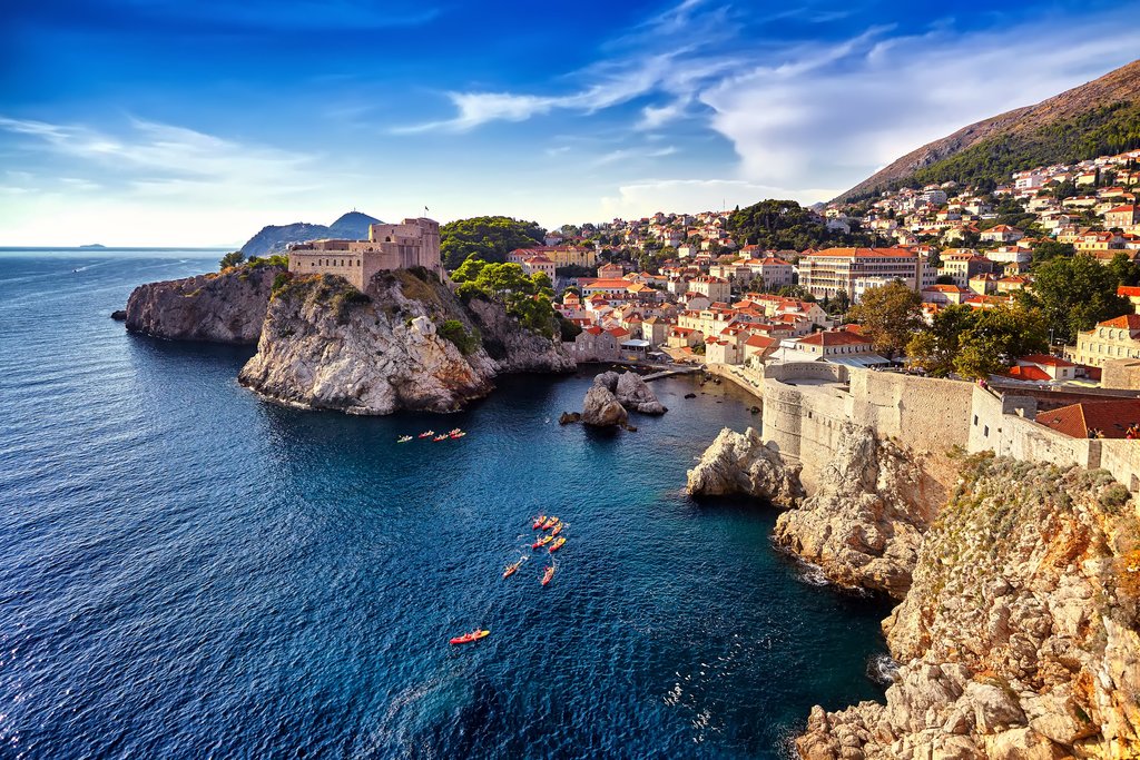 Dubrovnik's scenic coastline