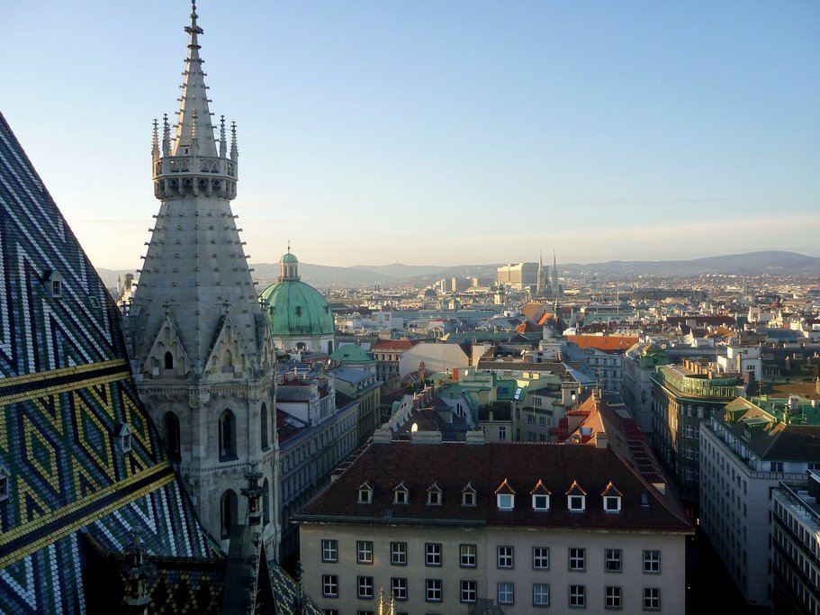 View over Vienna from St. Stephen's Cathedral