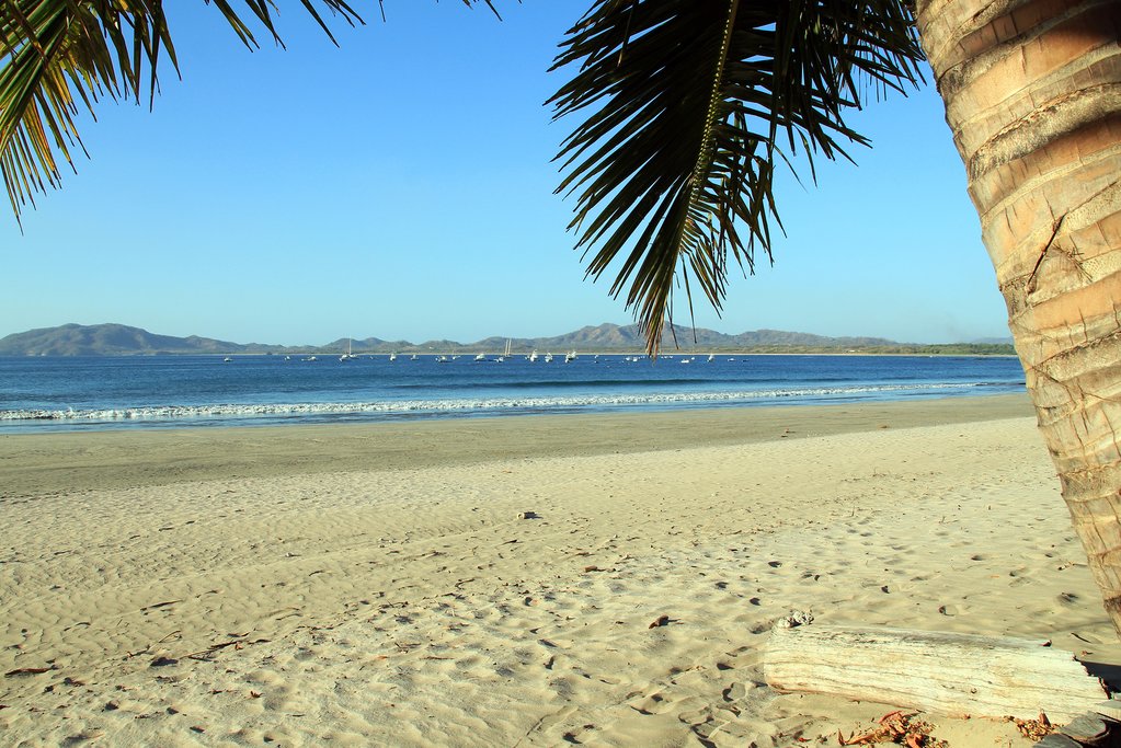 The white sands of Tamarindo Beach