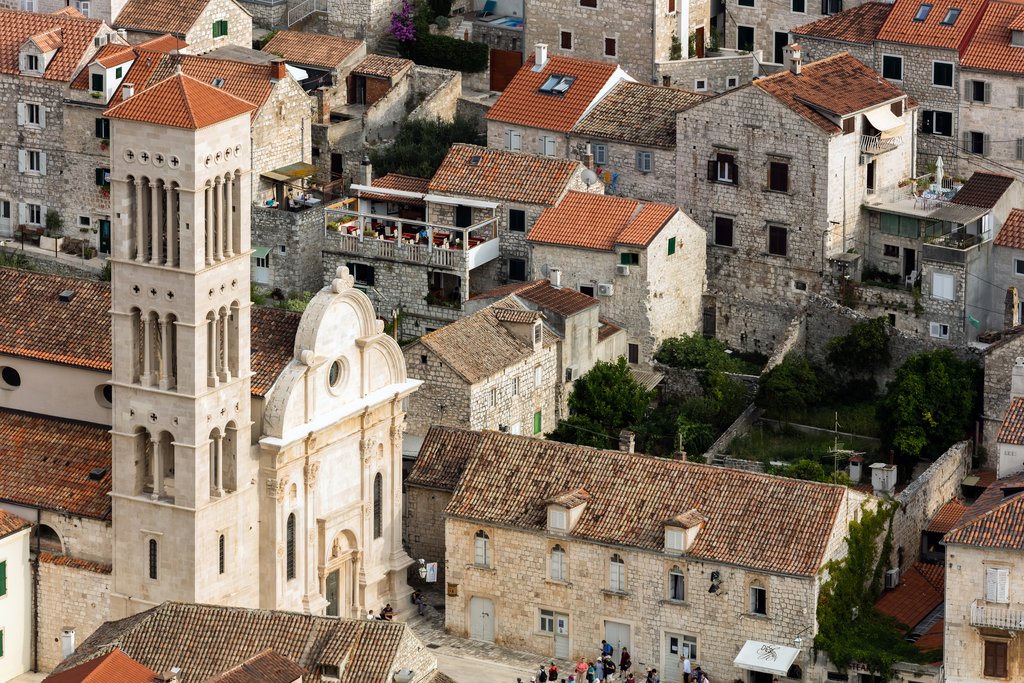 Croatia, Hvar Island, Hvar Town, Cathedral of Saint Stephen
