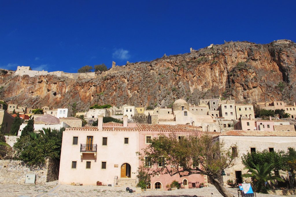 Monemvasia, reachable only by boat