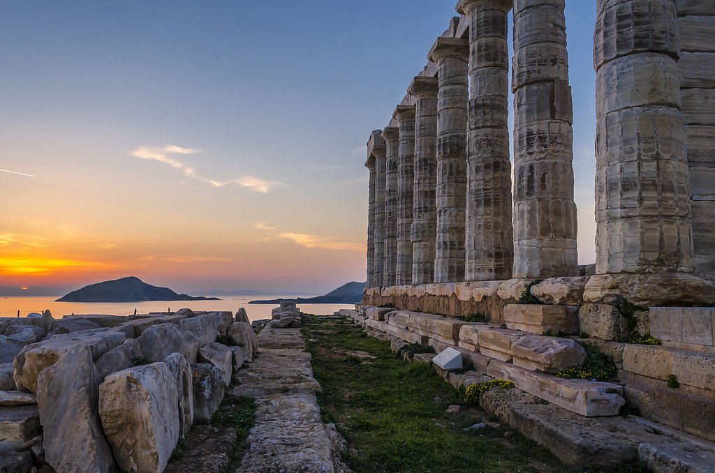 The Ruins of the Temple of Poseidon
