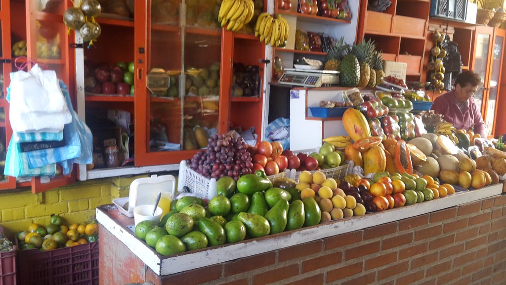 Typical fruit stand
