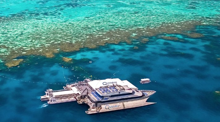 Take a boat trip out to the Great Barrier Reef