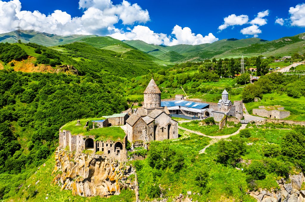 Aerial View of Tatev Monastery