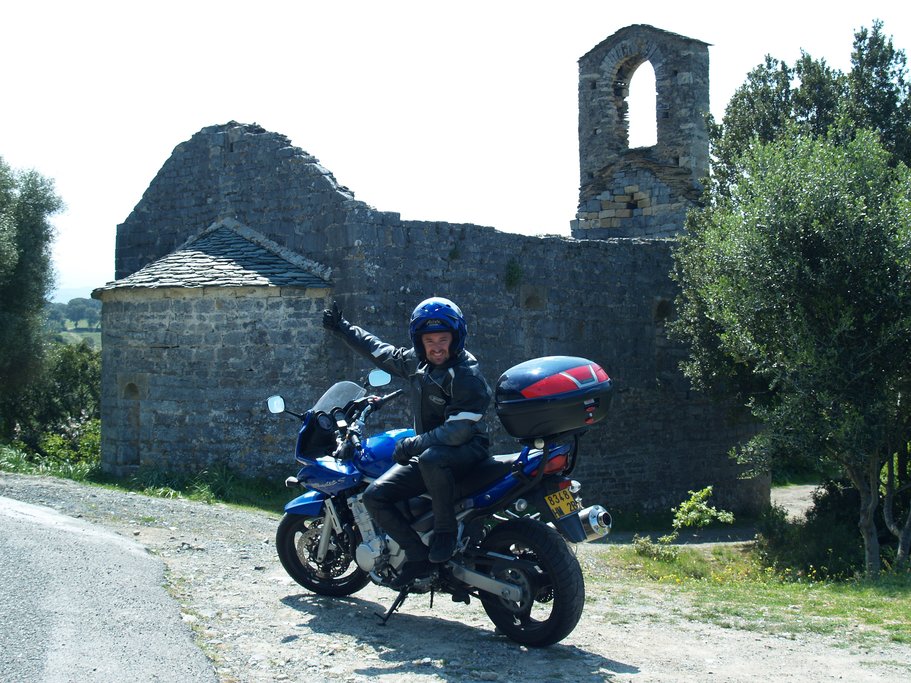 Old stone structure in a Corsican village