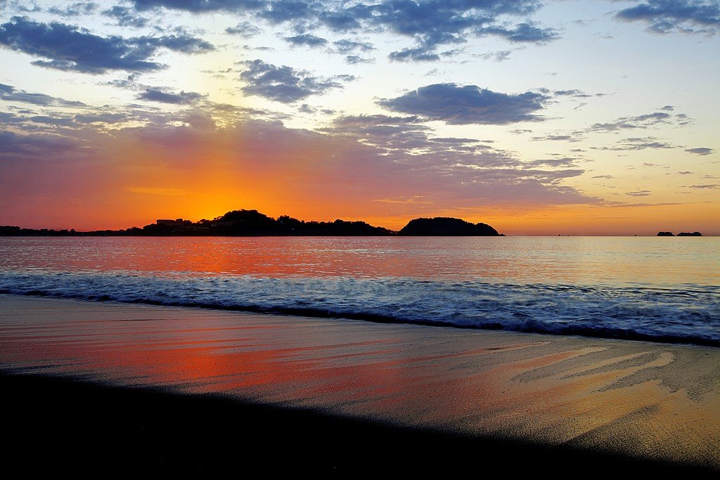 Sunset over the Guanacaste coast
