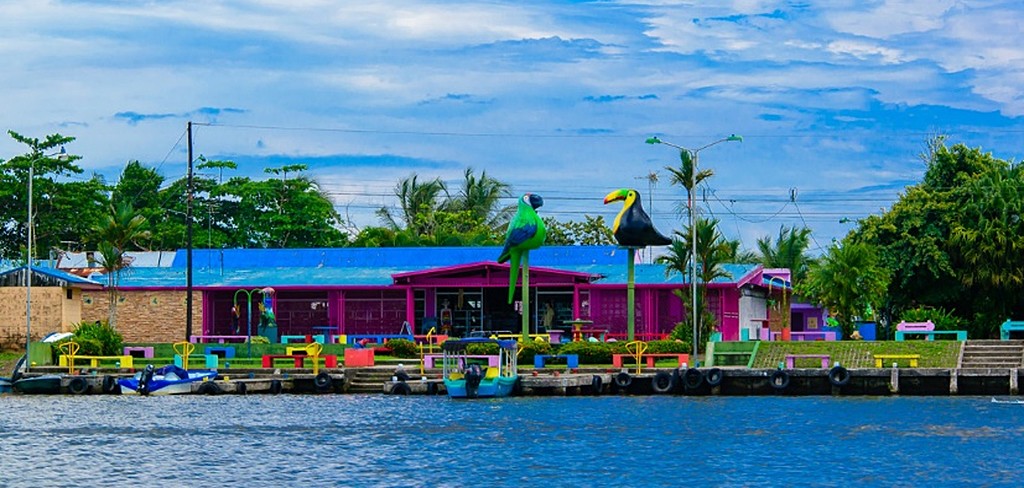 Colorful Tortuguero Town